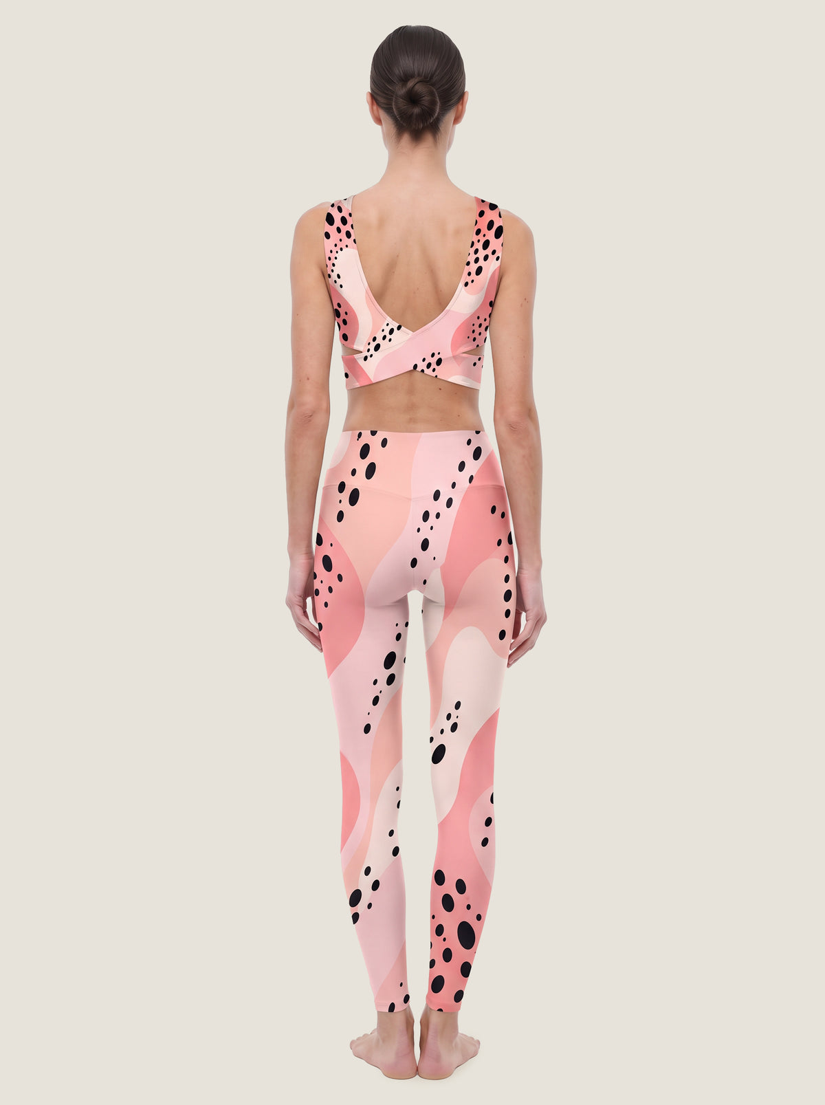 Pink Cheetah Graphic Bralette Set