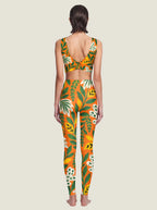 Tropical Tiger Garden Bralette Set