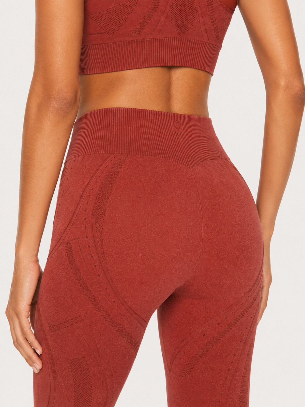 Leggings a Maglia Senza Cuciture Lavaggio Minerale Serie Serenity