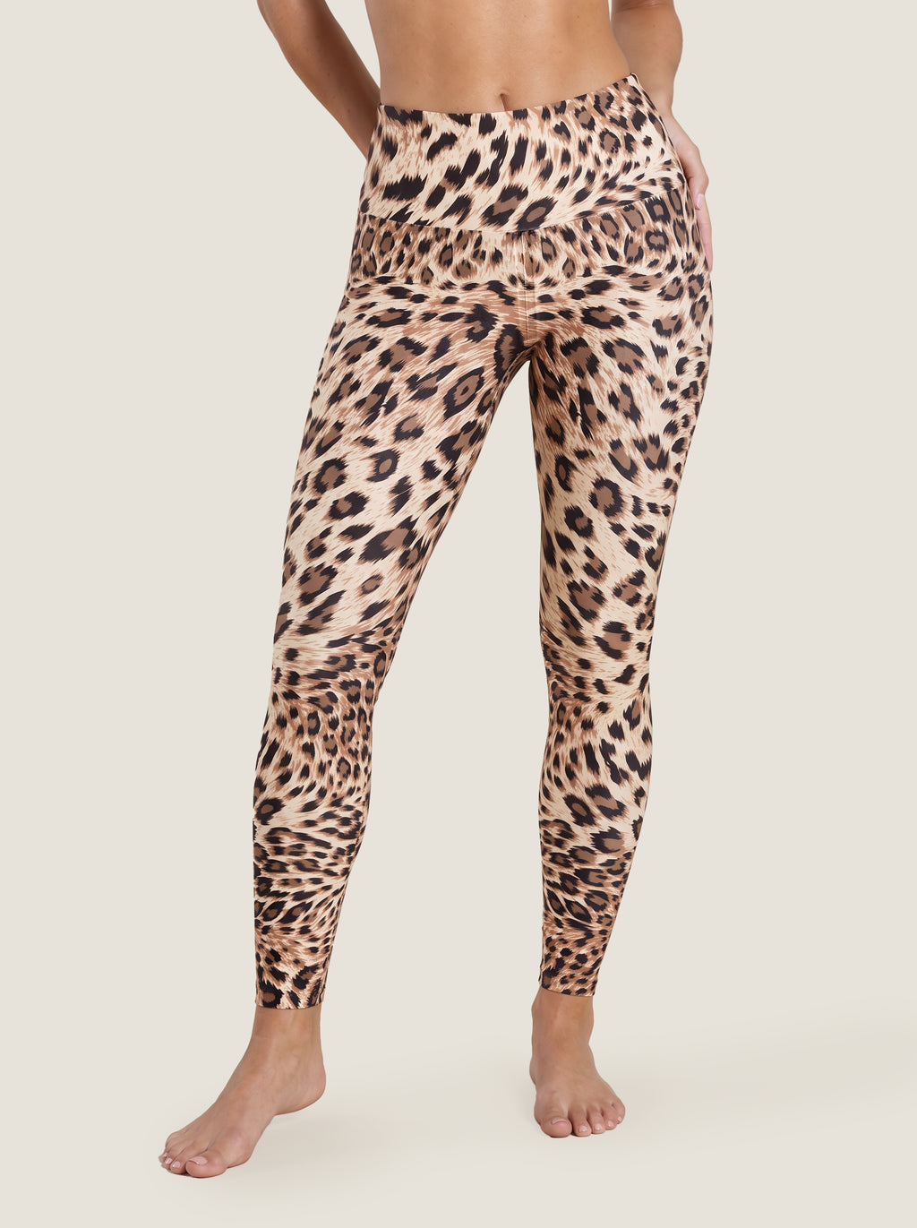 Wild Leopard Print Sports Bra Set