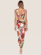 Painterly Bloom Sports Bra Set