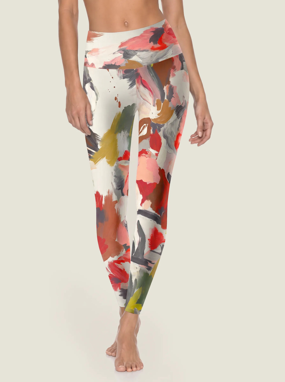 Painterly Bloom Sports Bra Set