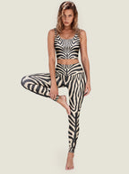 Wild Tiger Stripe Sports Bra Set