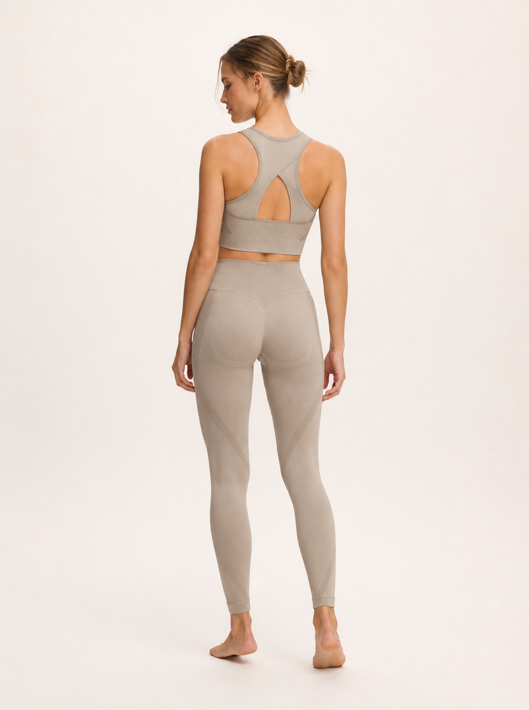 The Aura Series: Mesh-Detail High-Neck Bra