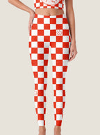 Retro Checkerboard Cat Bralette Set