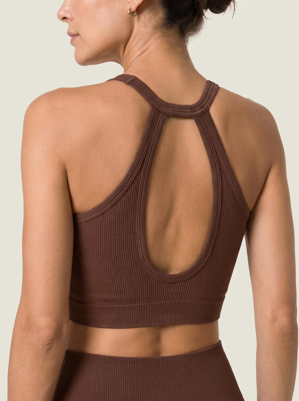 Henley Ribbed Seamless Bra