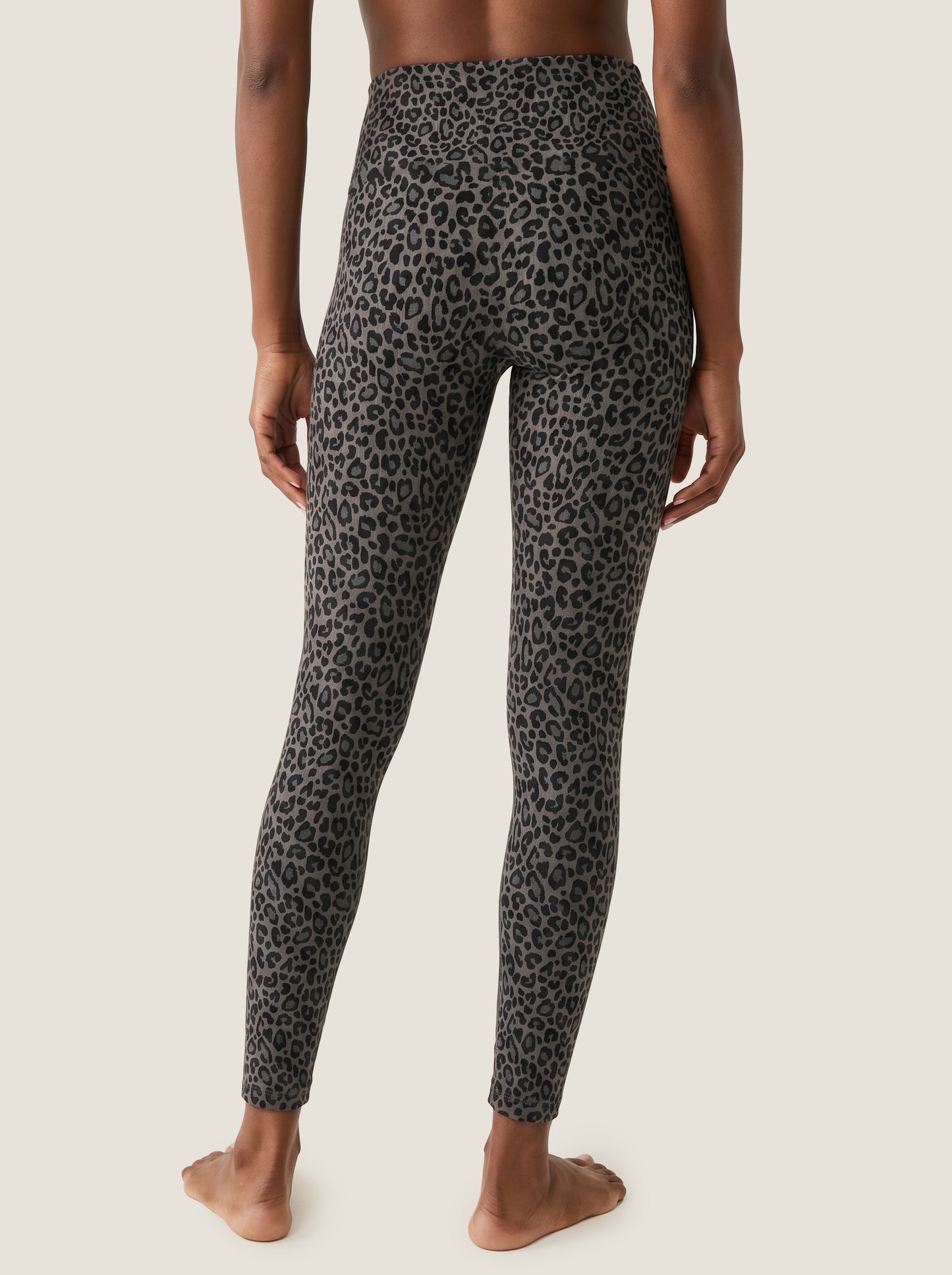 Leopard Seamless Knit Leggings
