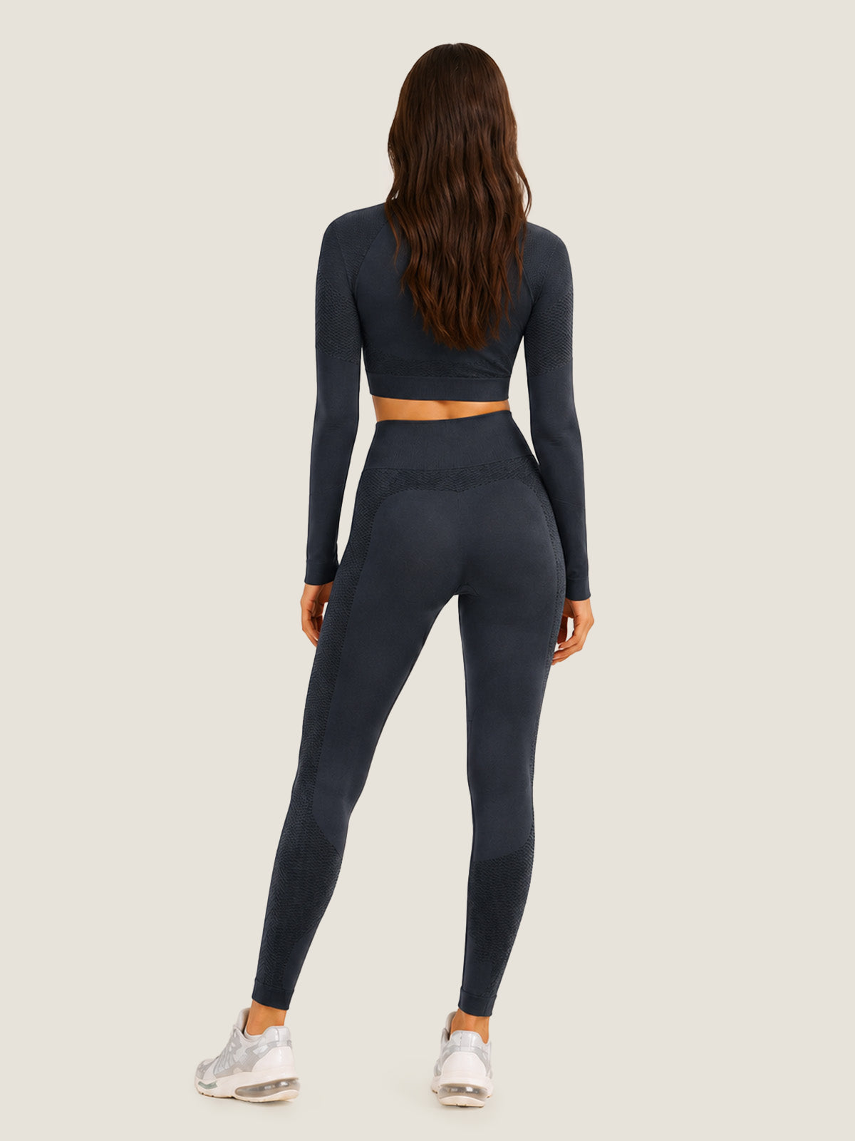 Breathable Long-Sleeve Seamless Set