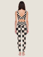 Wonderland Checkered Dream Sports Bra Set