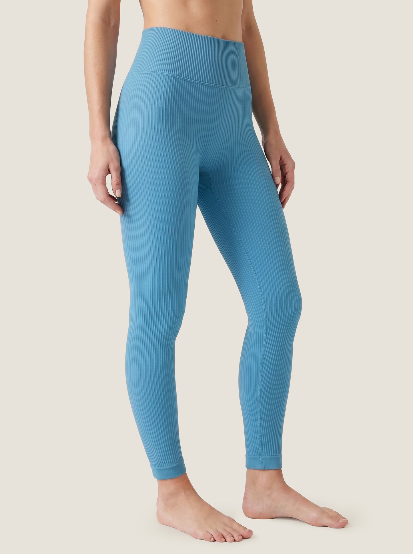 The Serenity Series: Leggings in maglia a costine senza cuciture