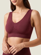 V-Neck Sculpt Seamless Bra