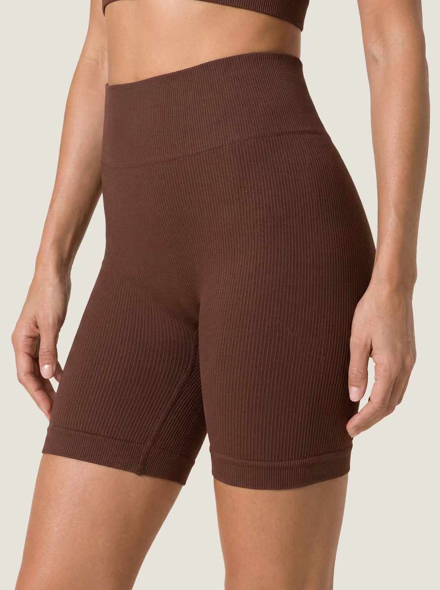Ribbed Seamless Bike Shorts
