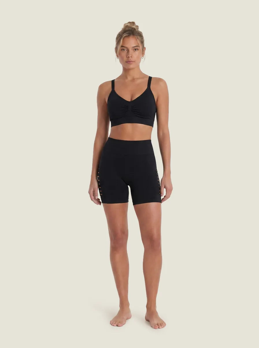 Cut-Out Sculpt Seamless Shorts