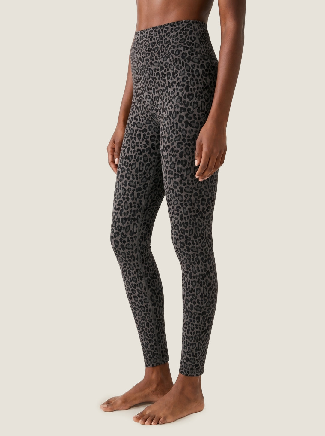 Leopard Seamless Knit Leggings