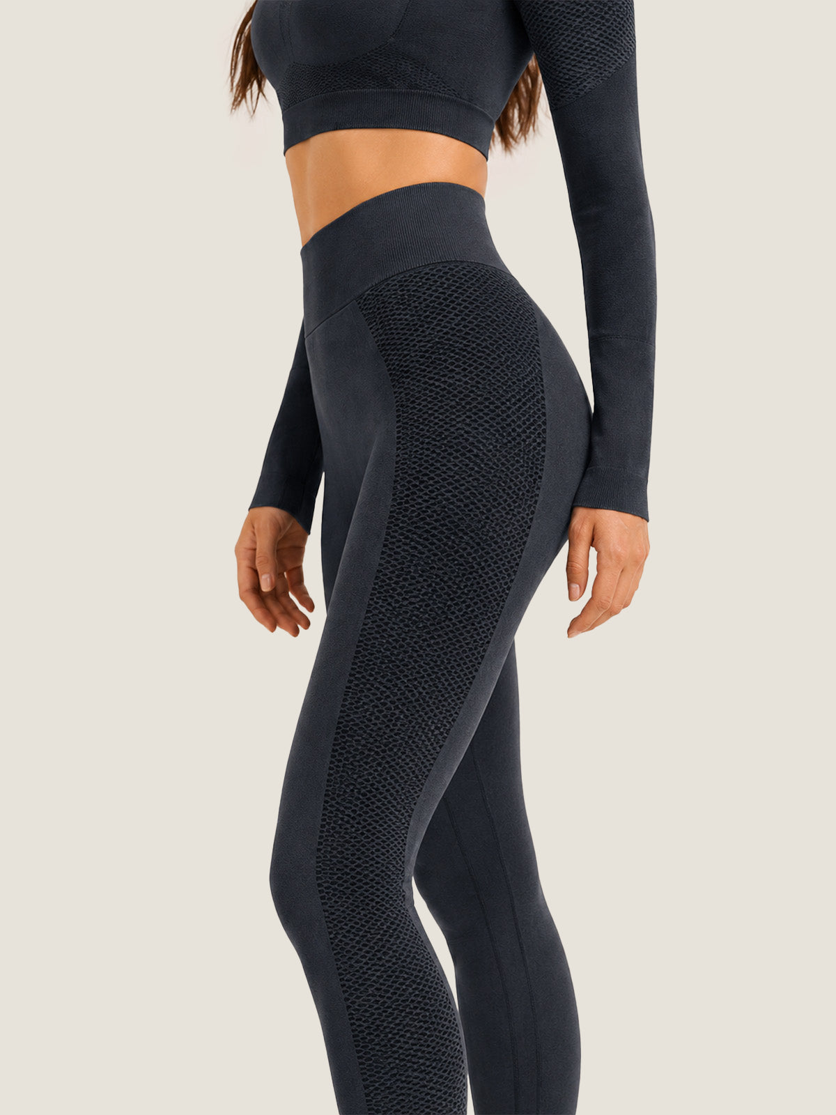 Breathable Long-Sleeve Seamless Set