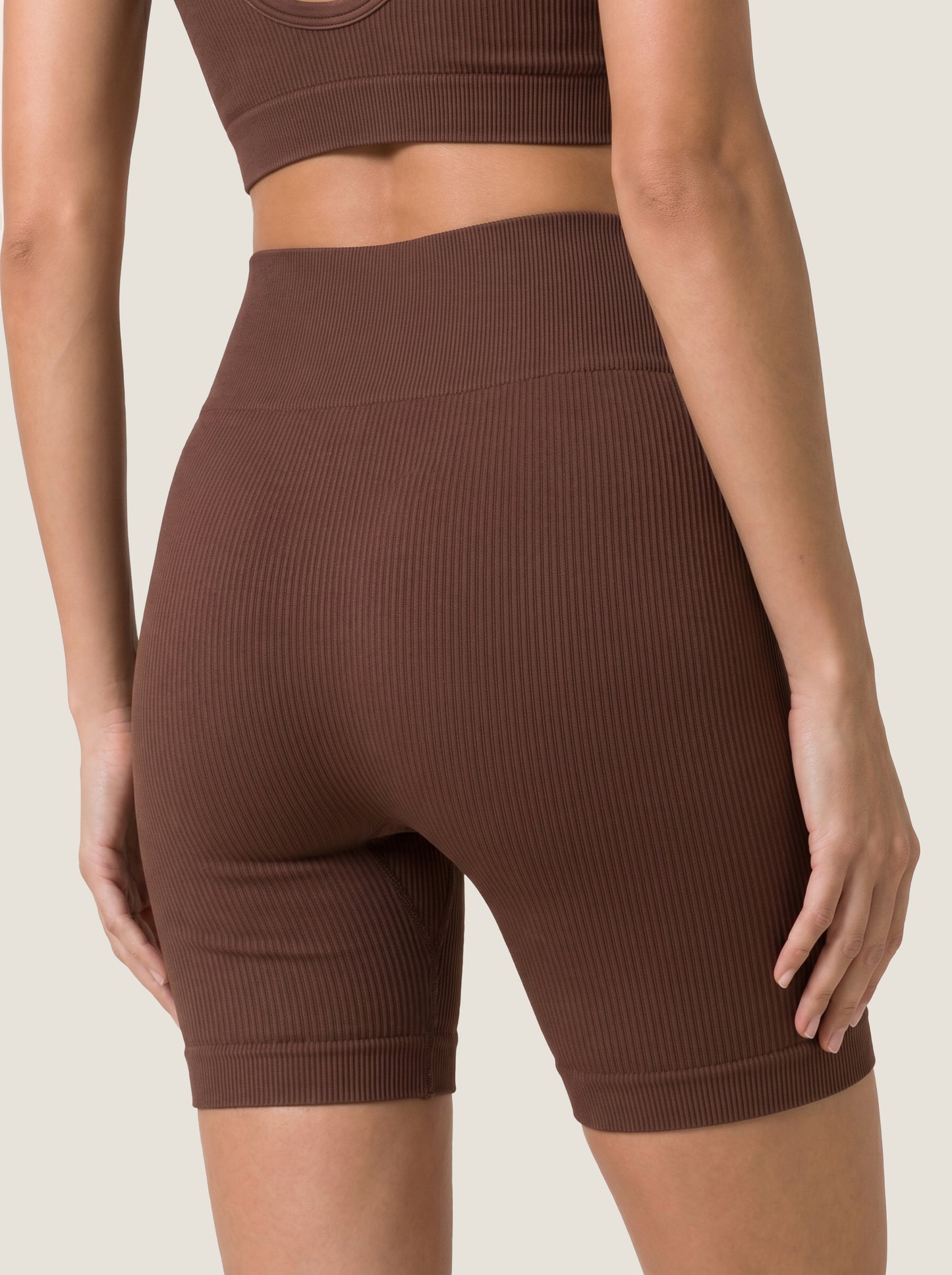 Ribbed Seamless Bike Shorts