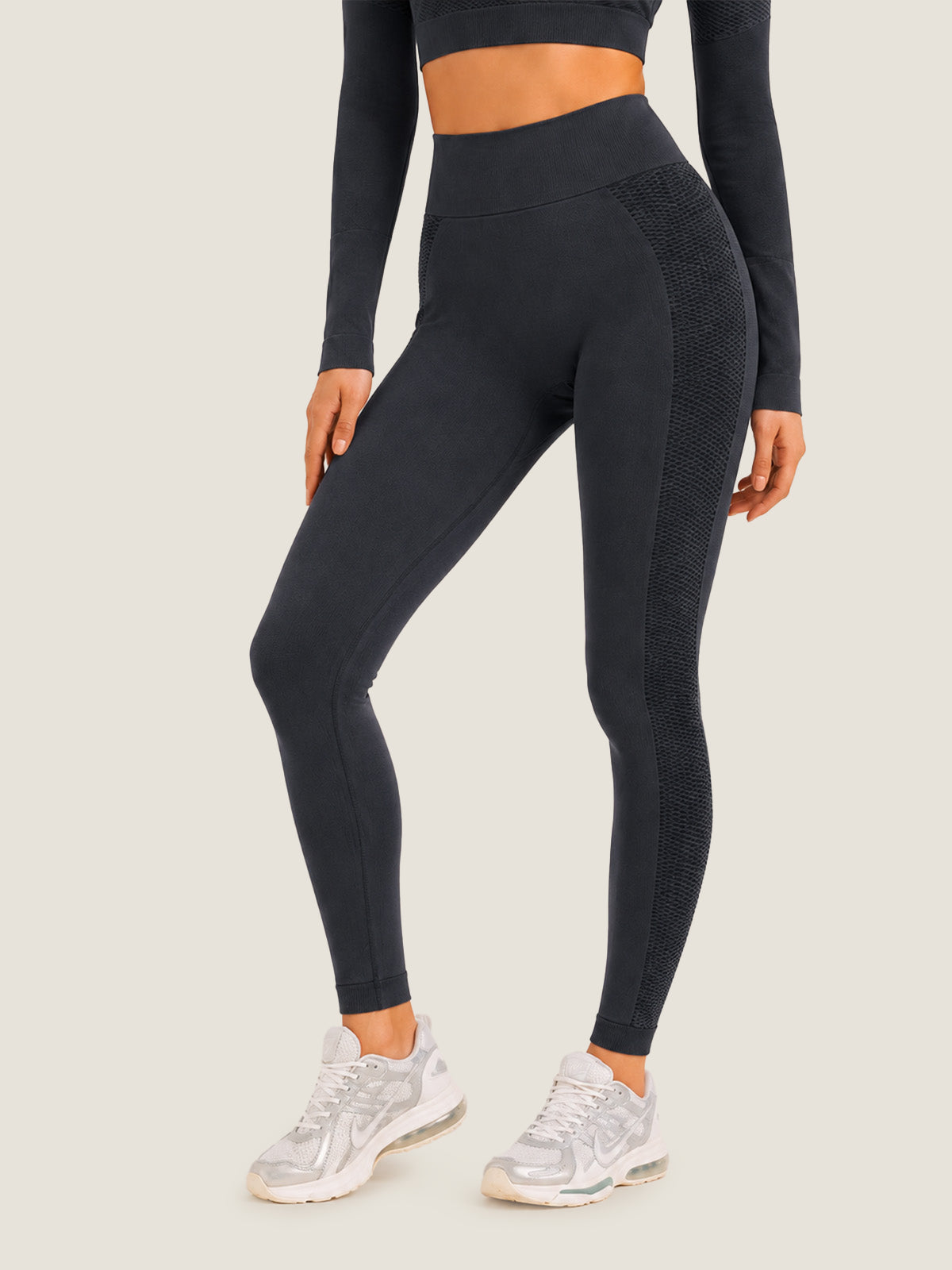 Breathable Long-Sleeve Seamless Set