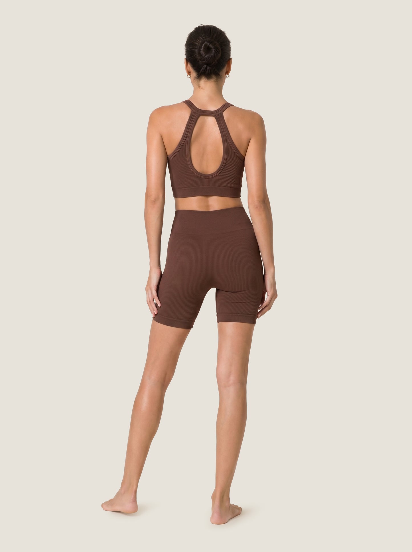 Henley Ribbed Seamless Bra