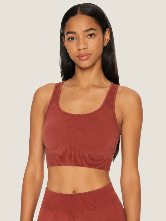 Mineral Wash Seamless Bra