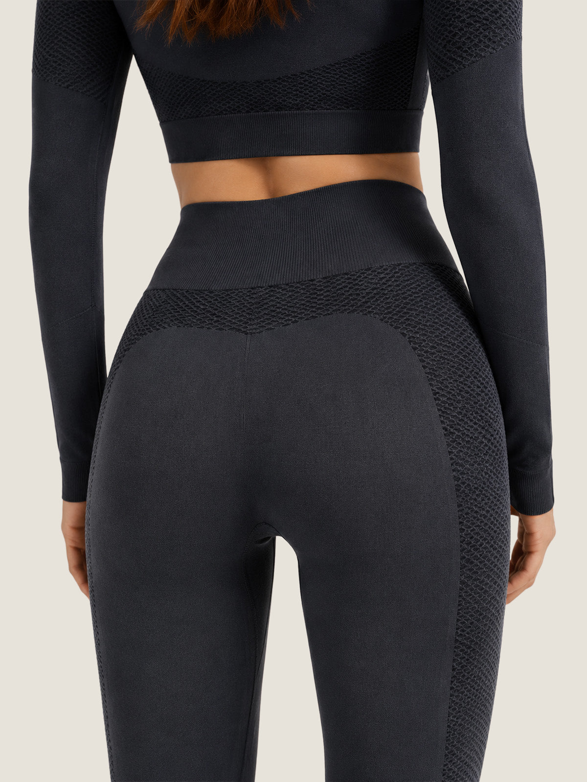 Breathable Long-Sleeve Seamless Set