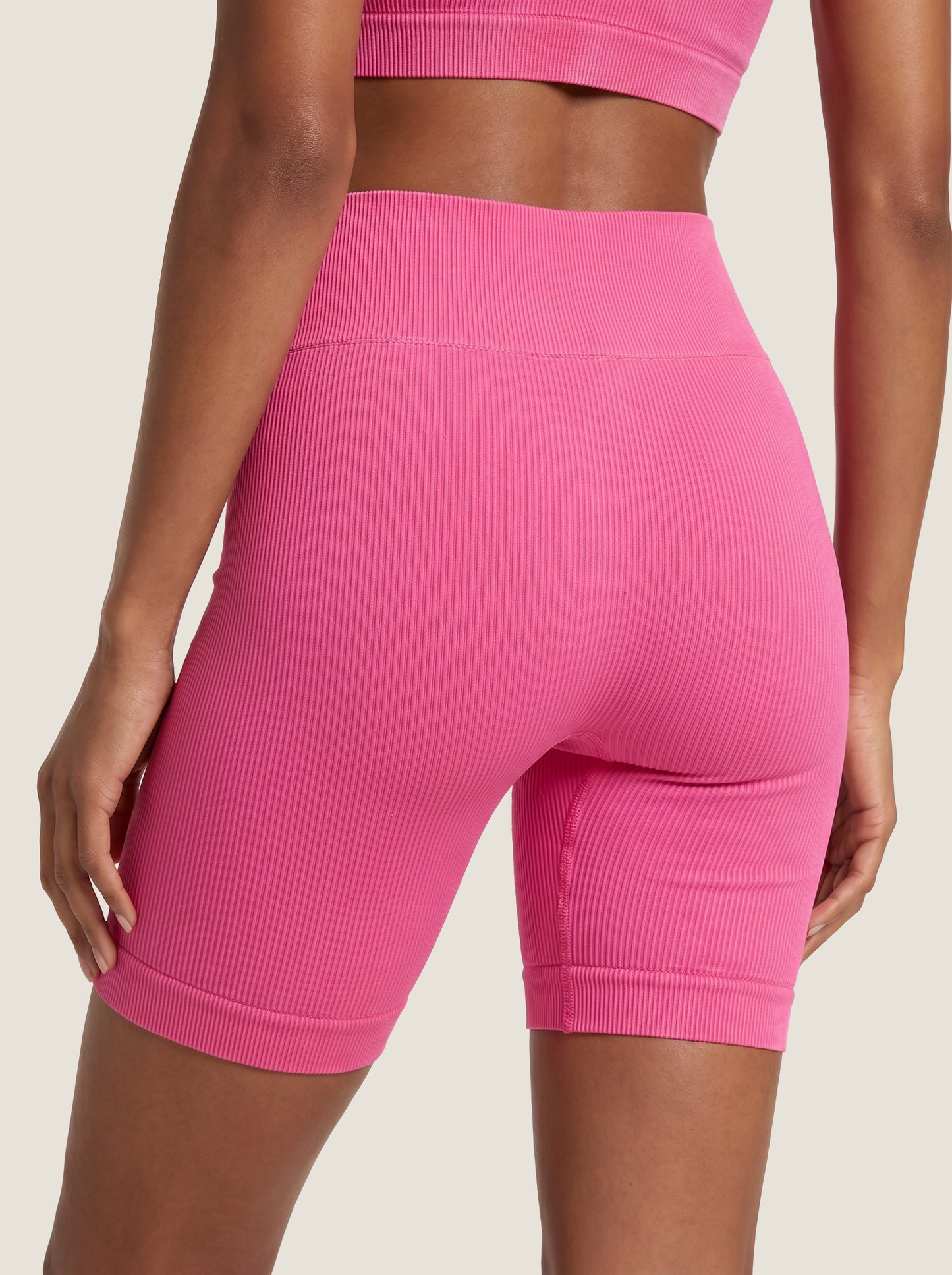 Ribbed Seamless Bike Shorts