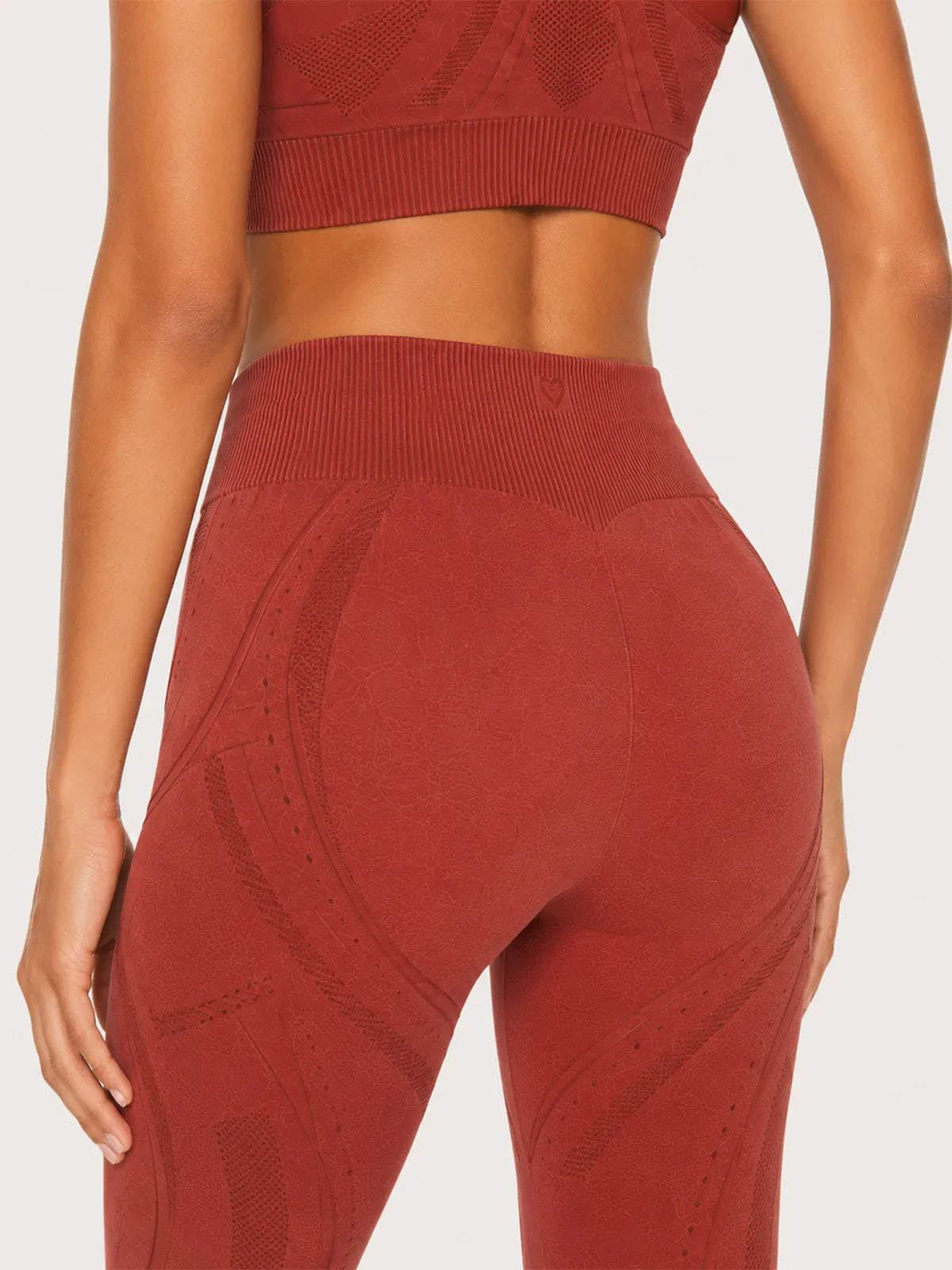 Leggings a Maglia Senza Cuciture Lavaggio Minerale Serie Serenity