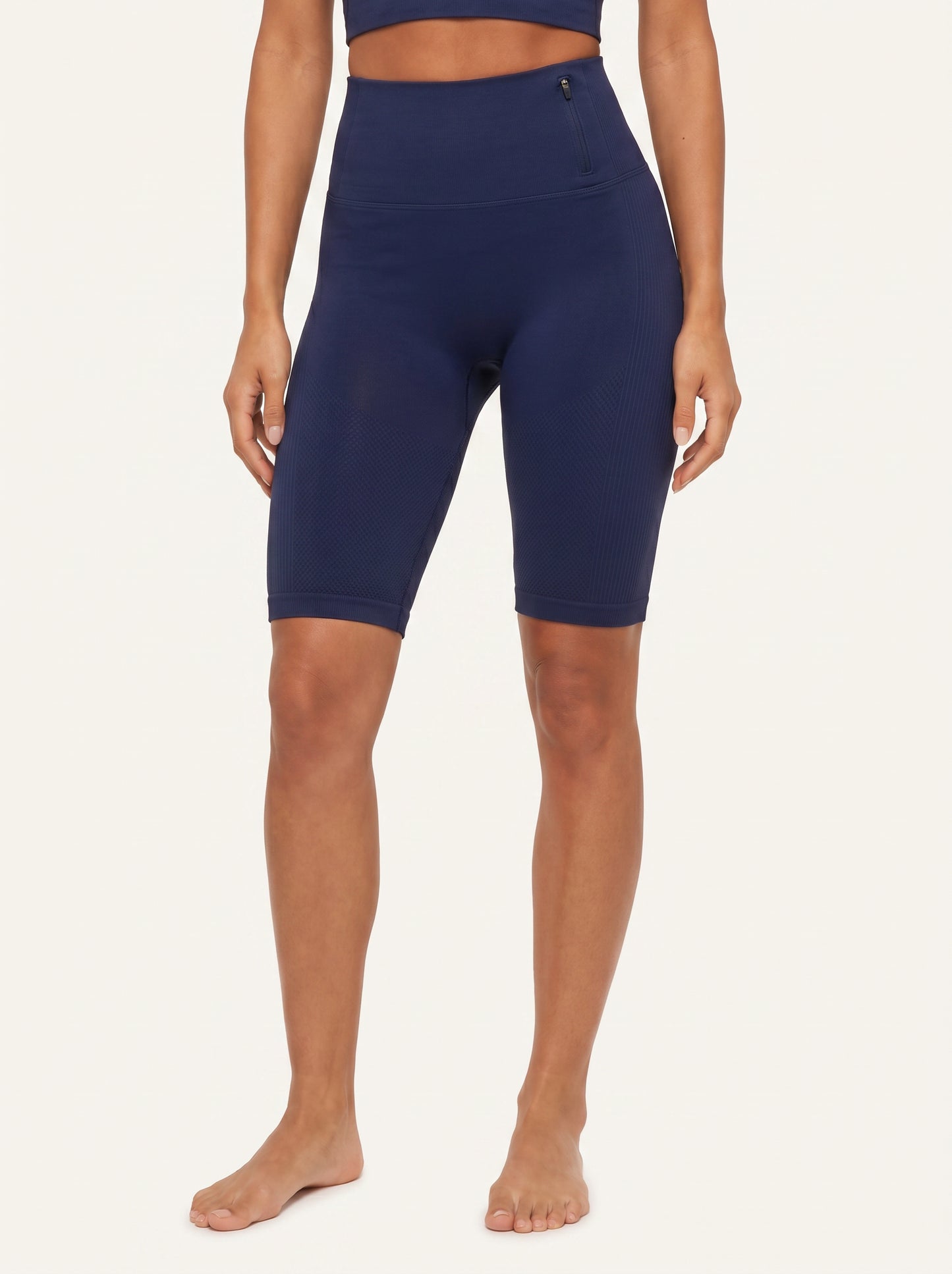 The Serenity Series: Ribbed Half-Zip Biker Set