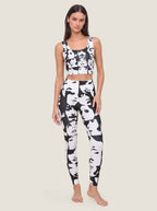 Monochrome Muse Collage Sports Bra Set