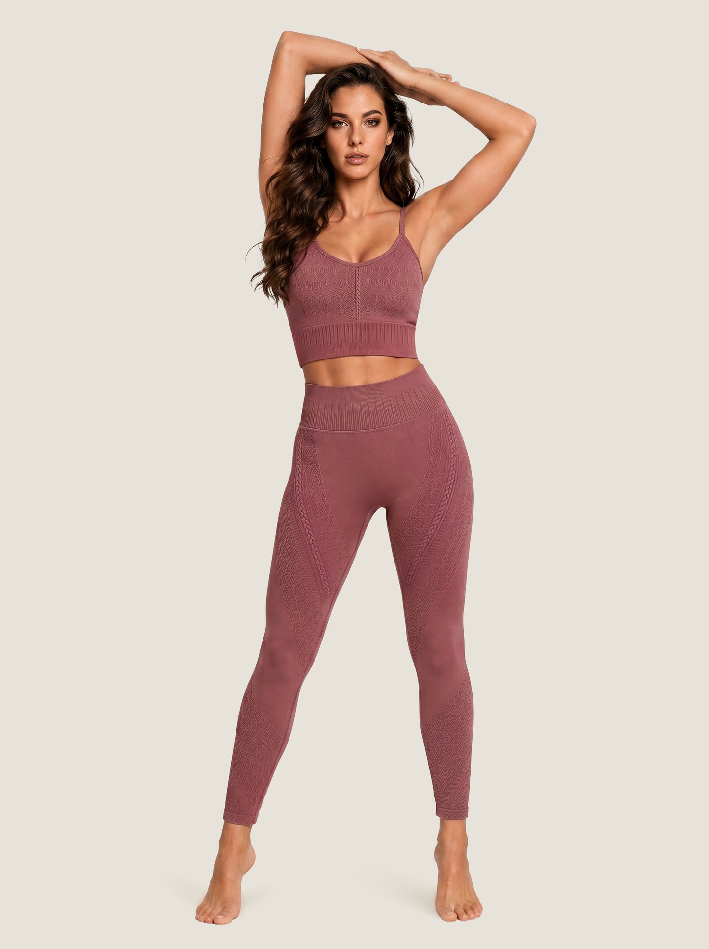 Hand-Braided Seamless Knit Set