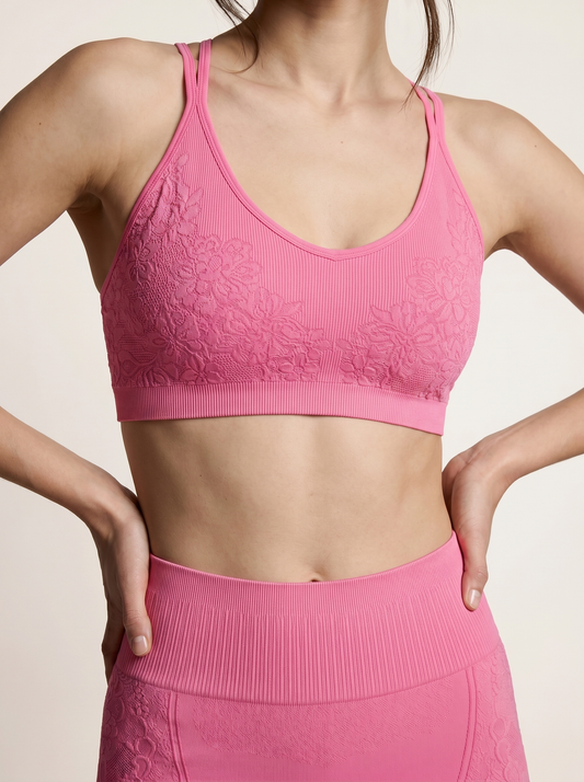 The Aura Series: Floral Jacquard Bra