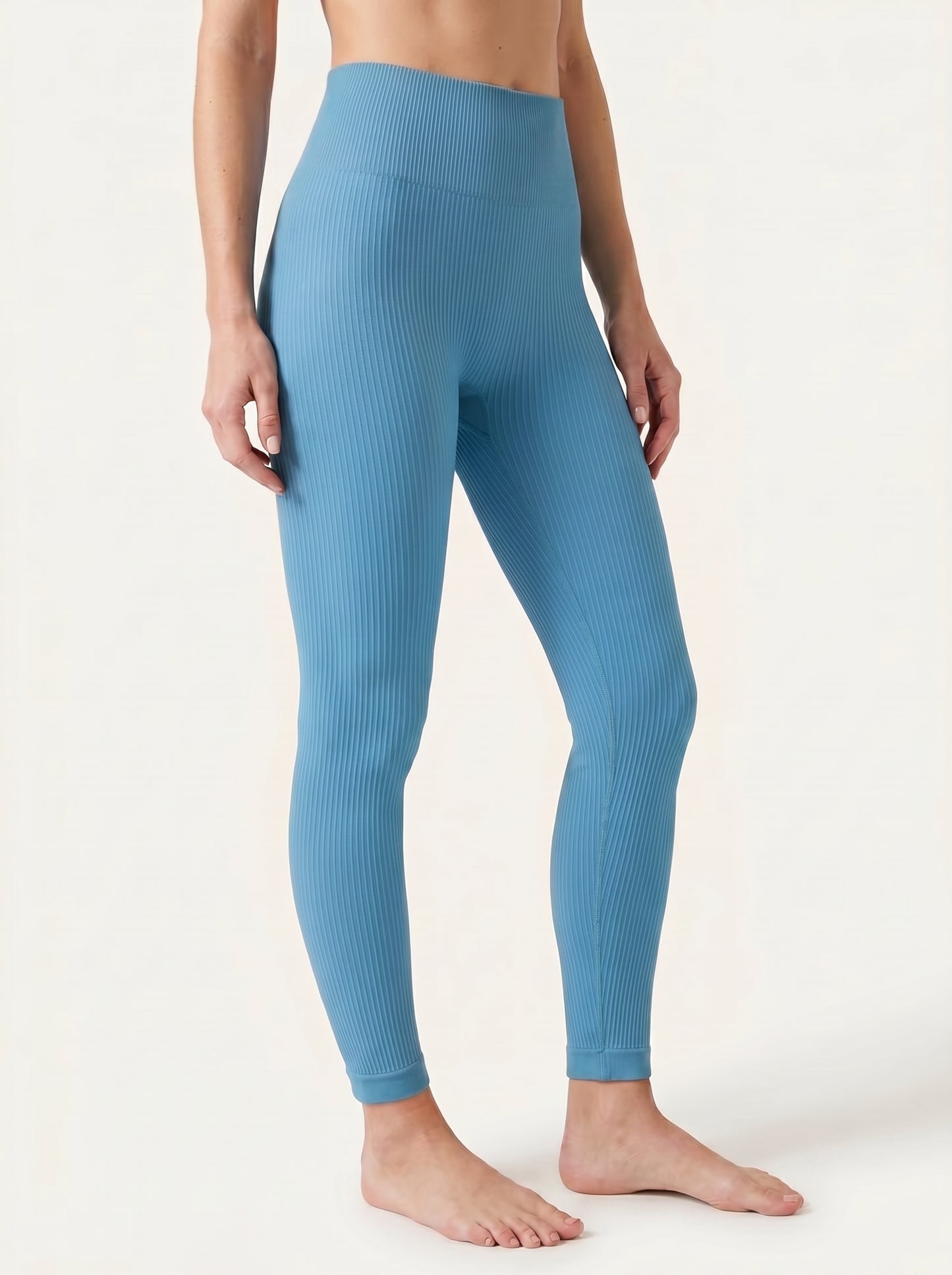The Serenity Series: Ribbed Seamless Knit Leggings