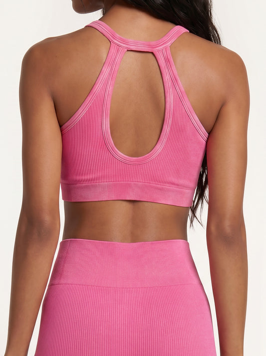 The Serenity Series: Henley Ribbed Seamless Bra