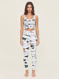 Mummy Cat Halloween Sports Bra Set
