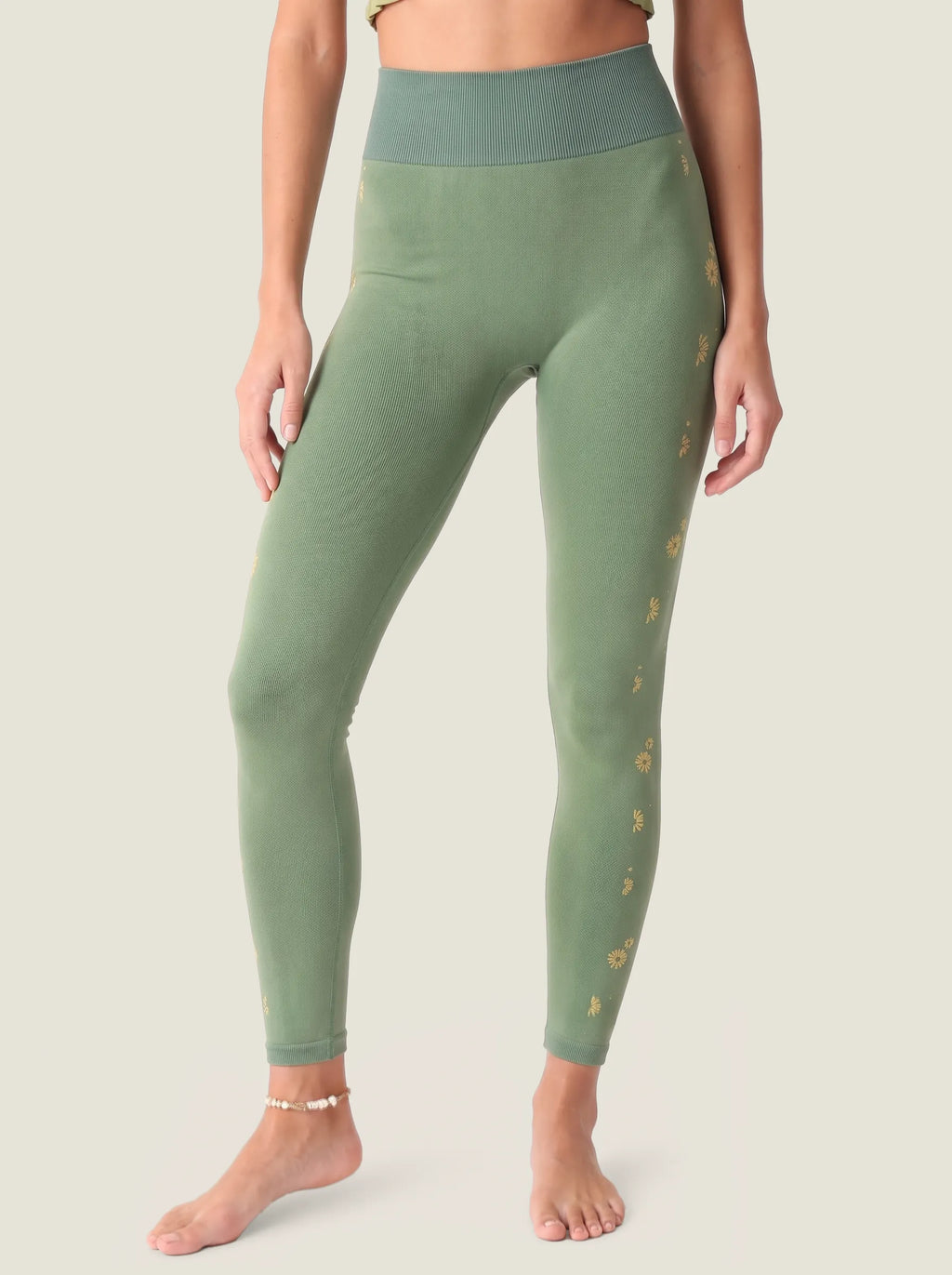 Daisy Jacquard Seamless Leggings