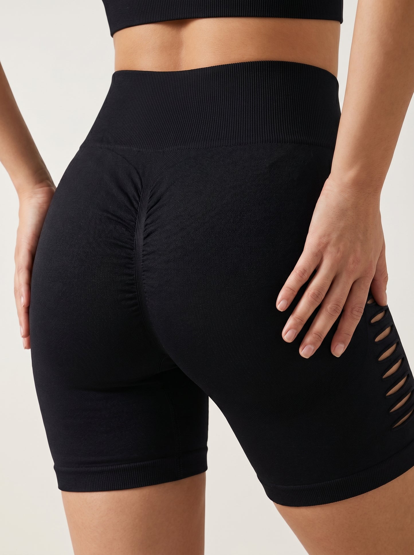 The Aura Series: Cut-Out Sculpting Shorts