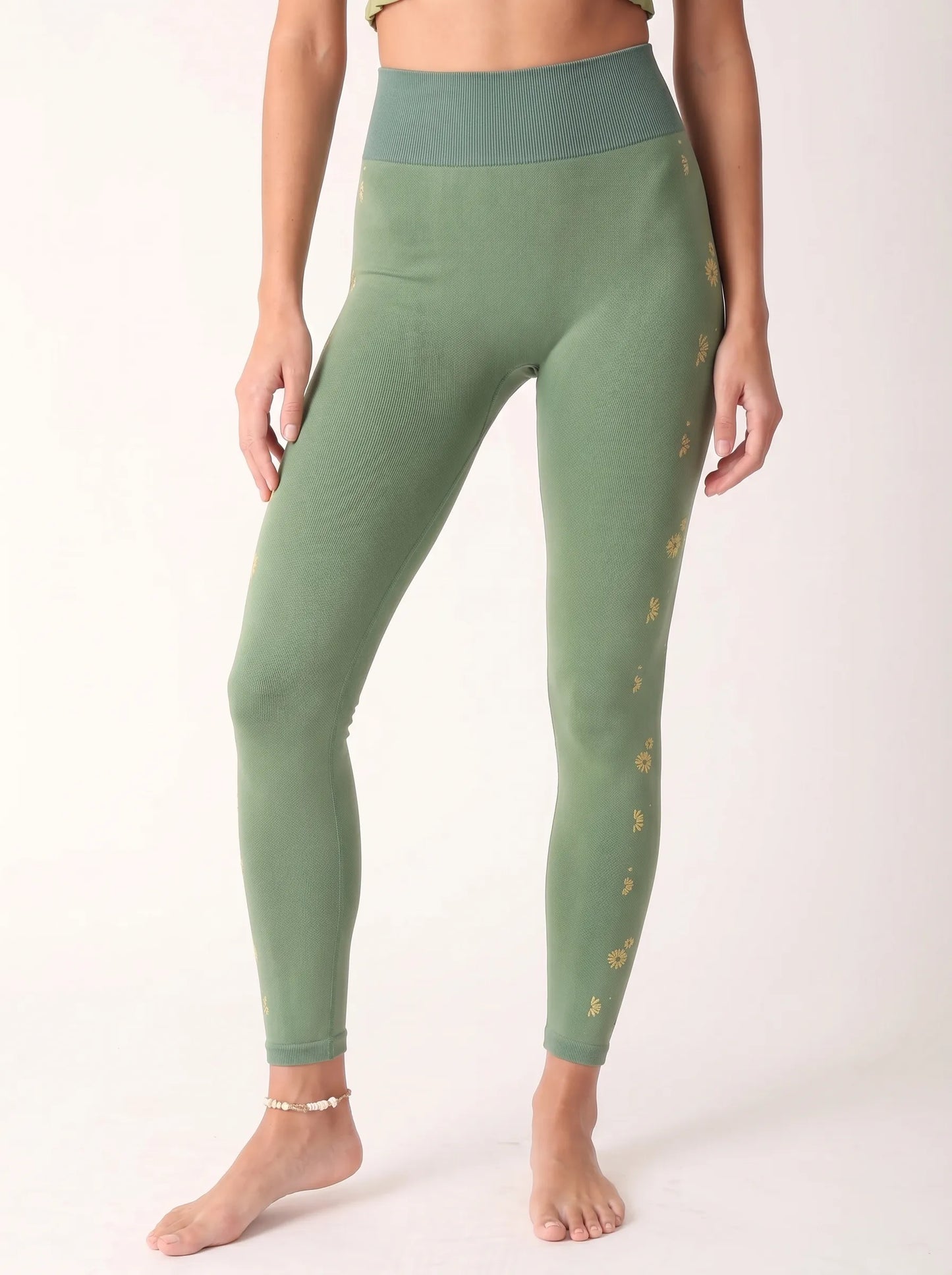 Daisy Jacquard Seamless Leggings