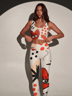 Painted Gaze Sports Bra Set
