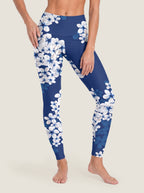 Blue Blossom Night Sports Bra Set
