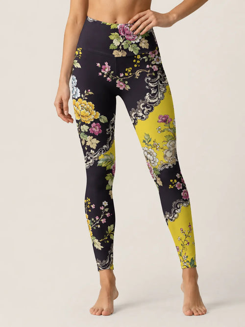 Vintage Lace Garden High-Rise Leggings