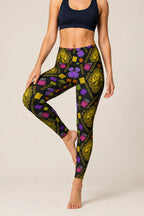 Gilded Cameo Glam High-Rise Leggings