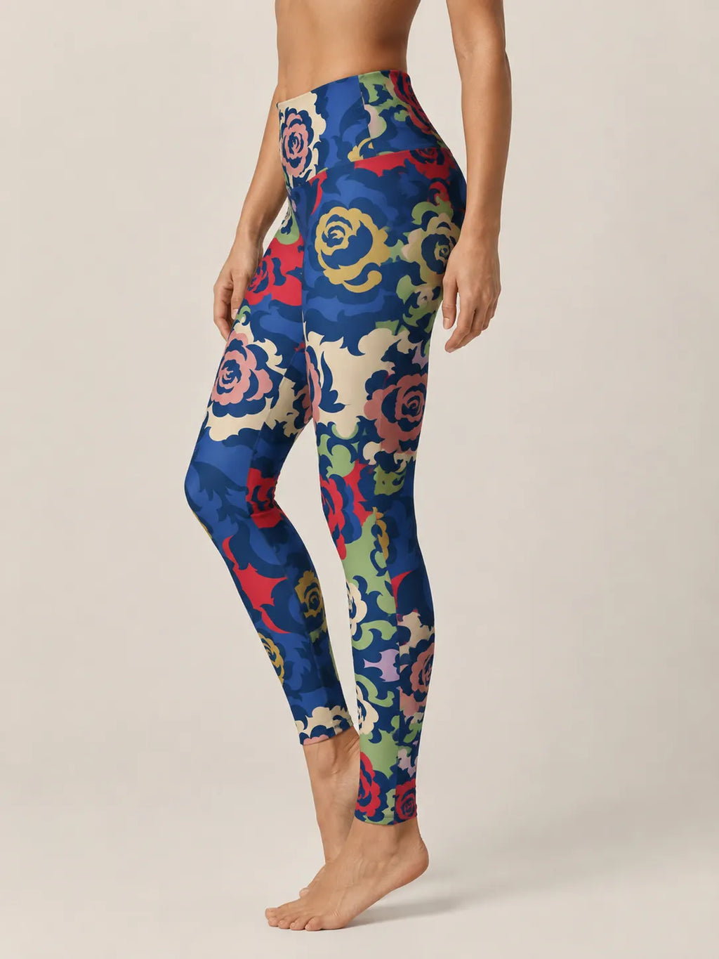 Vintage Rose Garden High-Rise Leggings