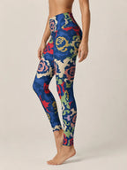 Vintage Rose Garden High-Rise Leggings