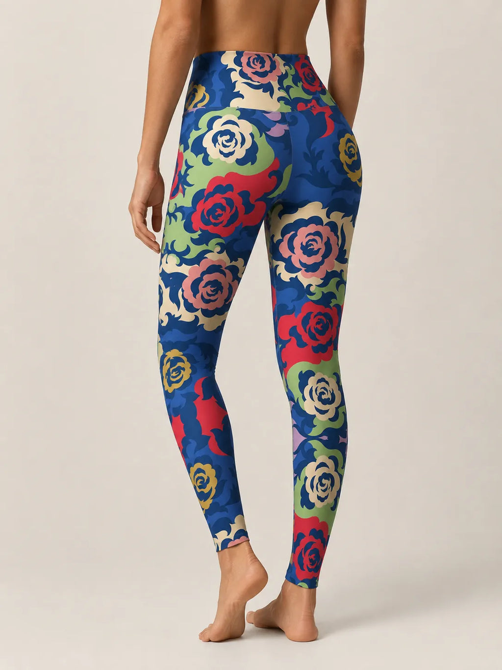 Vintage Rose Garden High-Rise Leggings