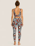 Creepy Clown Balloon Sports Bra Set