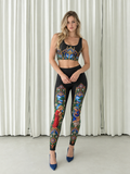 Sacred Stained Glass Sports Bra Set