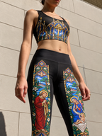 Sacred Stained Glass Sports Bra Set