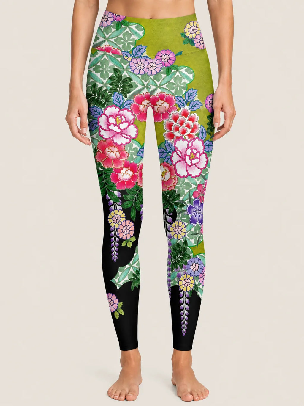 Vintage Garden Floral Sports Bra Set