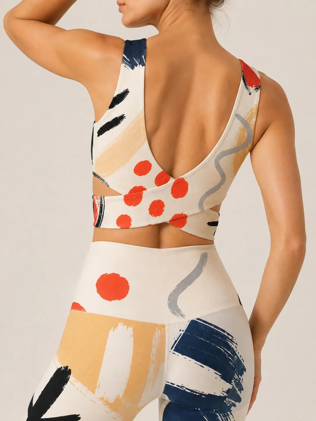Painted Gaze Sports Bra Set