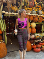 Midnight Magic Halloween Sports Bra Set