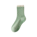 One Size Grip Yoga Crew Socks